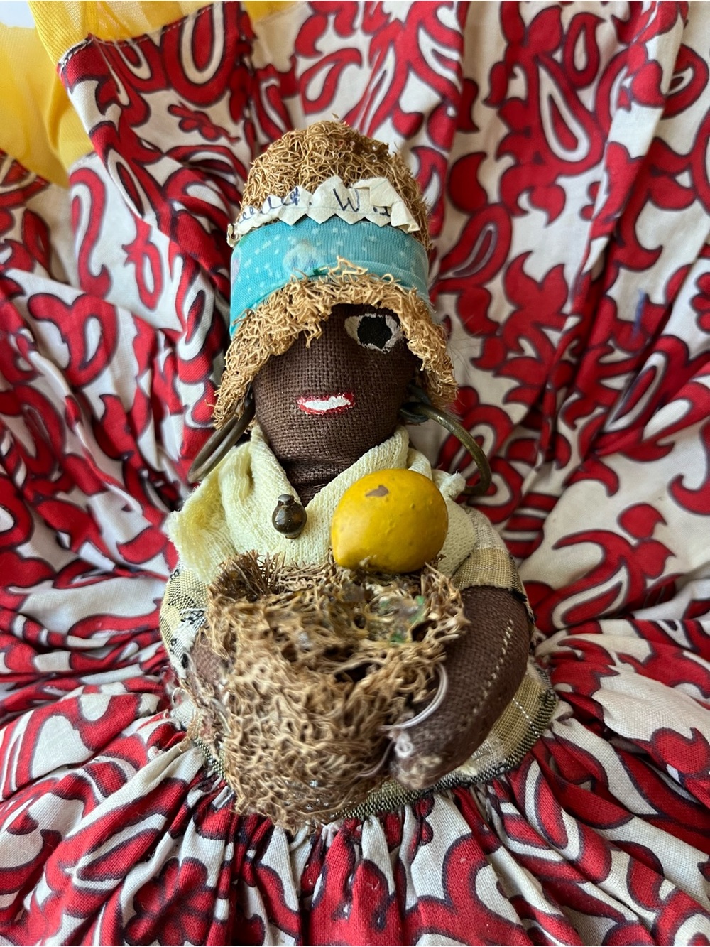 Vintage - Handcrafted Jamaican Cloth Doll